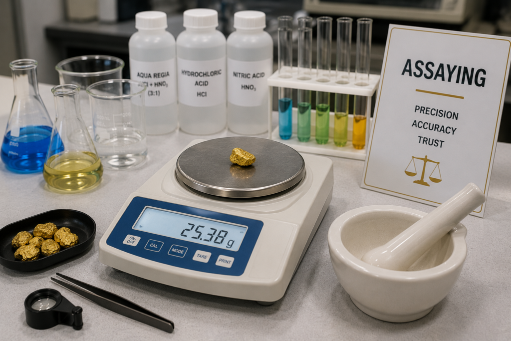 assaying